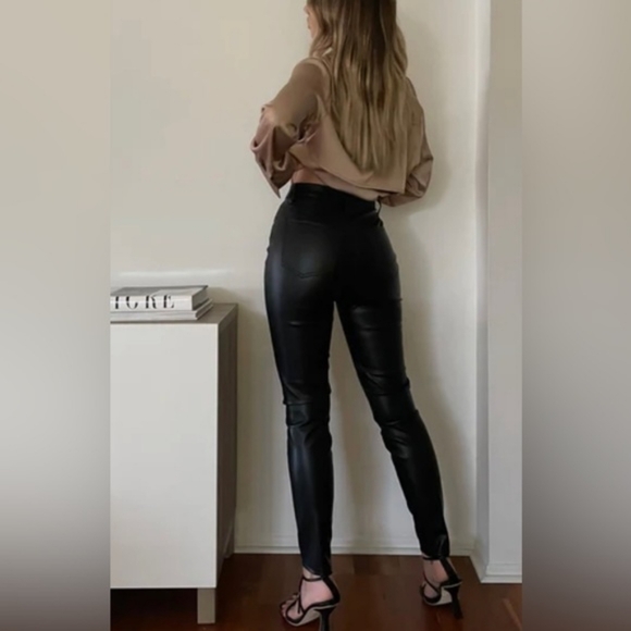 PISTOLA Aline High Rise Skinny Pant in Slate Black - Picture 10 of 11